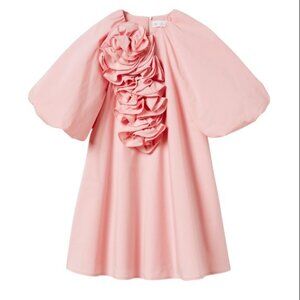 Zara Girls FRILLY POPLIN DRESS Ref 1233/064 - Size 13-14